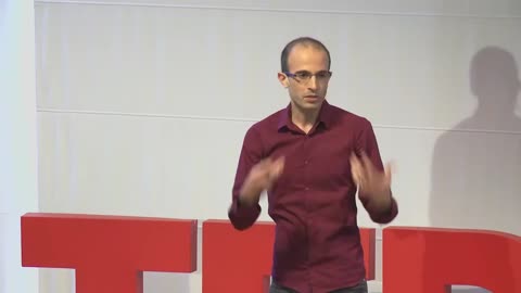 (2014 Ted Talk) WEF Yuval Harari talks about the master story tellers, the GREAT BANKERS who convinced everybody that paper money is real money.