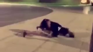 Skateboard fail!