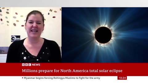 Solar eclipse: Millions prepare for spectacle in North America | BBC News