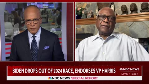 Rep. Clyburn endorses Harris and addresses Biden's decision to step down