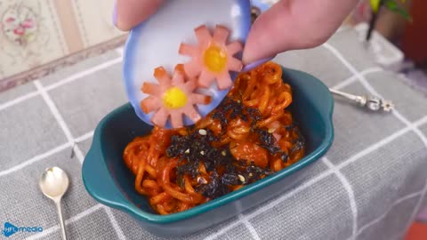 So Spicy!!! Yummy Miniature Korean Fried Octopus Recipe