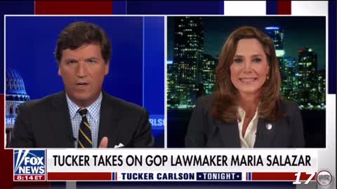 Tucker takes on GOP lawmaker Maria Salazar.