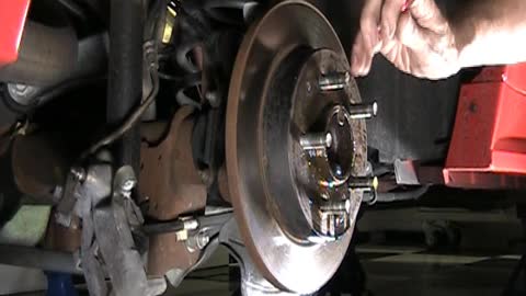 Gently Remove Rusted Disc Brake Ford Mustang