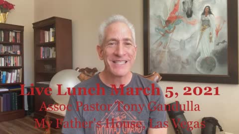 Live Lunch 3-5-21 - The Comforter Over Sin, Rigtheousness and Judgment