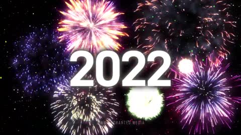 New Year Countdown 2022 1 Minute Auld Lang Syne + Fireworks