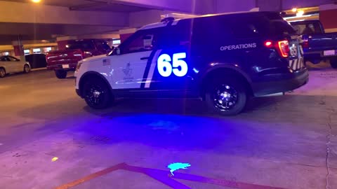 Lighted Car Numbers at Airports