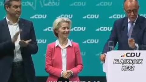BlackRock, Merz i CDU wspierają niewybraną prezydent Ursulę von der Leyen w fałszywych wybo