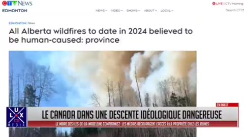 Arnaques taxes climatique: Les feux de forêts dans le Nord du Québec tous d'origines humaines