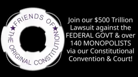 8-4-21 ### FOTOC Lawsuit for $500 Trillion Against the Federal Government of the USA