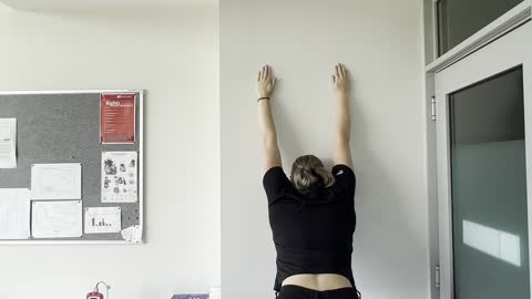Wall Shoulder Stretch