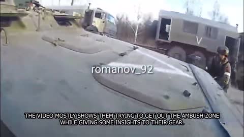 Ukraine War - Russian Soldiers Helmet Cam Captures His Unit Coming Under Ukrainian Ambush