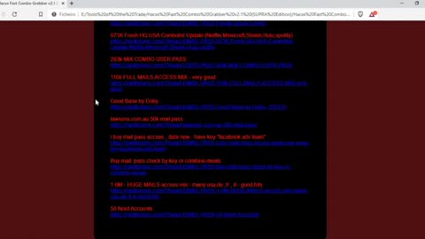 Demonstration of Hacxx Fast Combo Grabber 2.1 (SUPRA Edition)