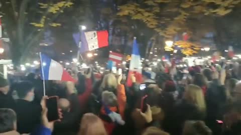 Francuzi u solidarnosti: "Sloboda za Austriju!"