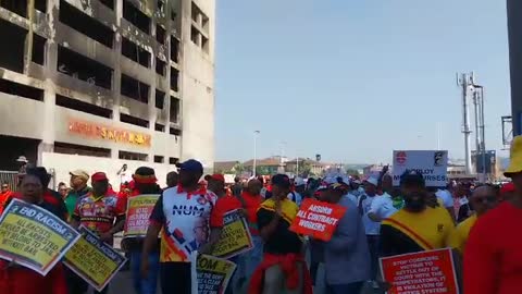 Cosatu march in Durban