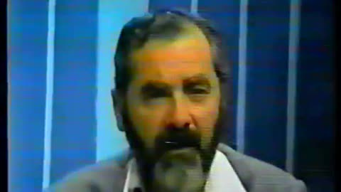 Rabbi Kahane together with Rabbi Yisrael Ariel on the Election broadcast of the Kach Movement 1981