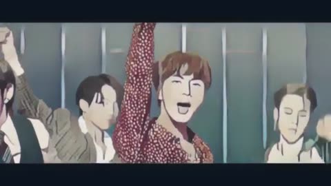 BTS (방탄소년단) 'Dynamite' Official || AI VERSION [FULLY CARTOONIST STYLE]