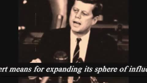 President John F. Kennedy WARNING us all