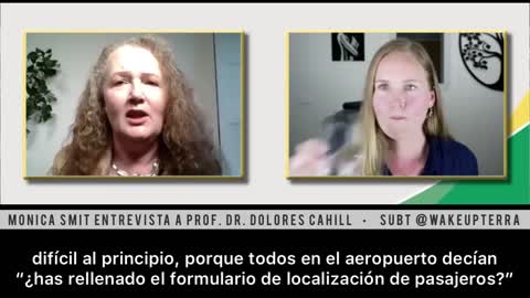 DOLORES CAHILL explica como viajar sin mascarilla PCR Ley Natural Covid 19 Plandemia Coronavirus