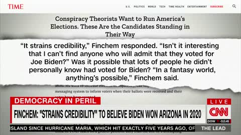 Dems Desperate? Shameless Fake News Hacks at CNN Smear Mark Finchem