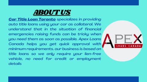 Get easy funds with car title loans Toronto against car