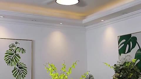 ceiling fans with led lights remote control