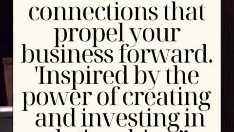 Build valuable connections that propel your business forward 💼✨