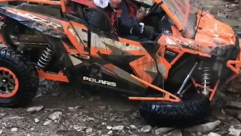 ATV Suspension Smashed After Flying Off Waterfall