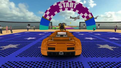 Ramp Car Stunt Racing Game _ Android Gameplay