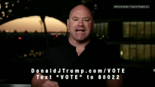 UFC's Dana White URGES America VOTE for President Trump