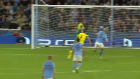 Haaland old team goal against Dortmund, CHL, Manchester City-Borussia Dortmund