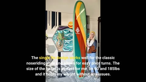 See Remarks: Paragon Surfboards Retro Noserider Longboard High-Performance & Fun Single Fin L...