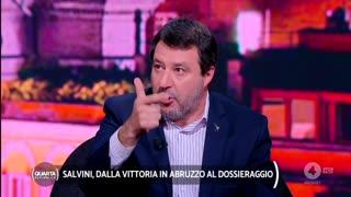 🔴 Ministro Matteo Salvini a "Quarta Repubblica": meno UE, più Italia (11/03/2024)