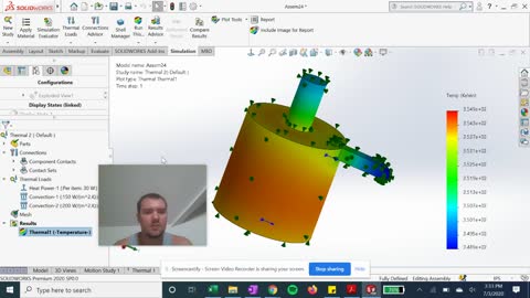 Thermal Simulation Solidworks