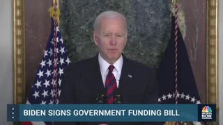 Biden: "After four years in a row of increasing deficits before I took office, we're now on a track to see the largest ever decline in the deficit in American history"