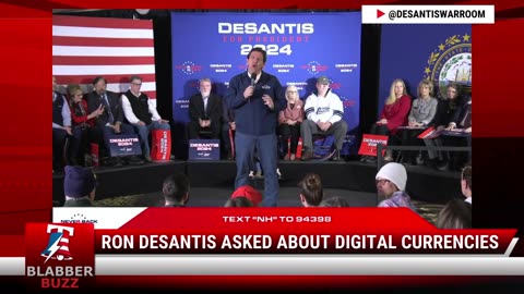 Ron DeSantis Asked About Digital Currencies