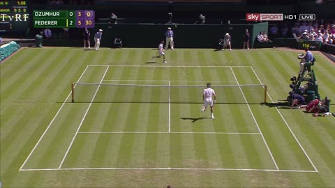 Federer - Dzumhur | Wimbledon 2015 R1