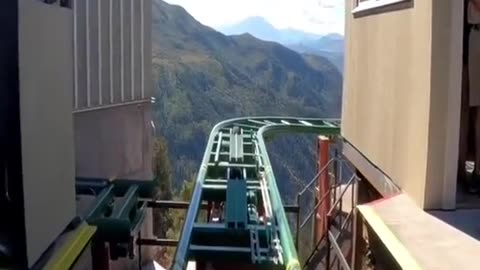 This rollercoaster is WILD! 🎢