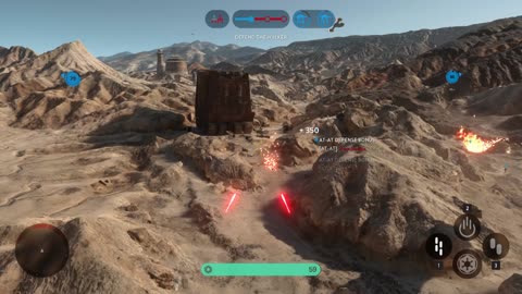 Star Wars Battlefront 2015: Skirmish Walker Assault Tatooine: Jundland Wastes (Empire) Gameplay
