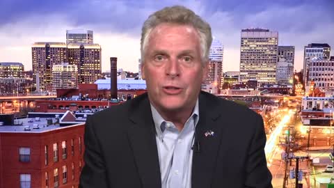 Terry McAuliffe: "Donald Trump wants to use this race to kick himself off for 2024"
