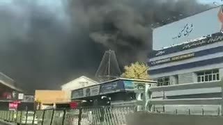 Iranian Shaheed Drone Factory is Burning