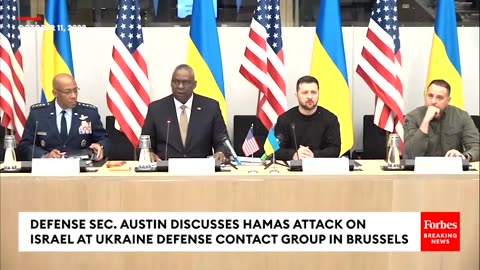 Defense Sec. Lloyd Austin To Ukraine Defense Contact Group- 'The U.S. Stands Firmly With Israel'