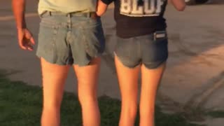 Dad and Daughter Disagree Over Short Shorts