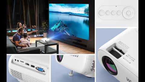 Review: WiFi Video Projector, Cinop Native 1080P 4K Supported, HD, Portable Home Movie Theater...