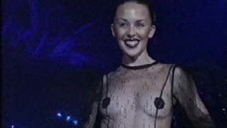 10125 Kylie Minogue - Seethru Dress