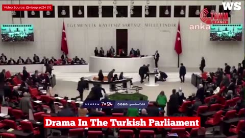Turkish Parliament Drama