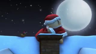 Santa Bear : a very cute, short, animated Christmas video : Xmas