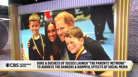 Prince Harry and Meghan launch The Parents' Network to address dangers of social