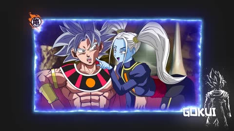 Goku controls all the power of God of Destruction alongside Vados