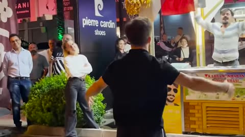 Turkish Icecream shop viral dance