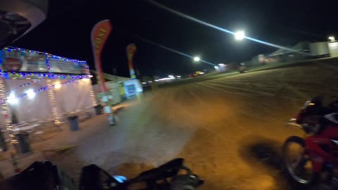 MY 1ST EVER NIGHT RIDE ON A DIRT BIKE (PART 1)